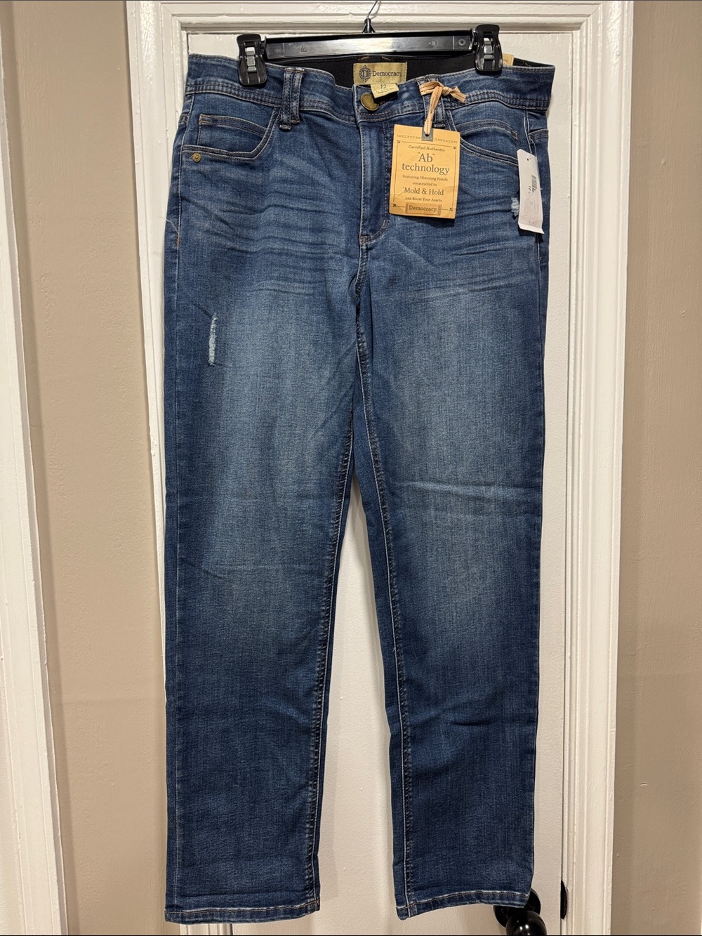 Democracy Women’s Dark Blue Straight Jeans